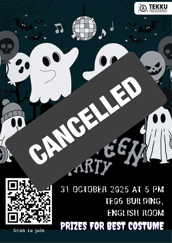 Announcement from the Faculty of Technology – Cancellation of Halloween Festival 2025