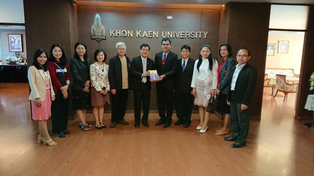 ผู้บริหารคณะเทคโนโลยี เข้าร่วมสวัสดีปีใหม่ 2562 แด่อธิการบดี มหาวิทยาลัยขอนแก่น