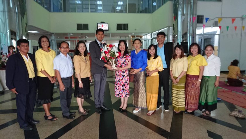 คณะเทคโนโลยี เข้าร่วมแสดงความยินดีกับสำนักหอสมุด มข. ในโอกาสครบรอบการสถาปนา 40 ปี