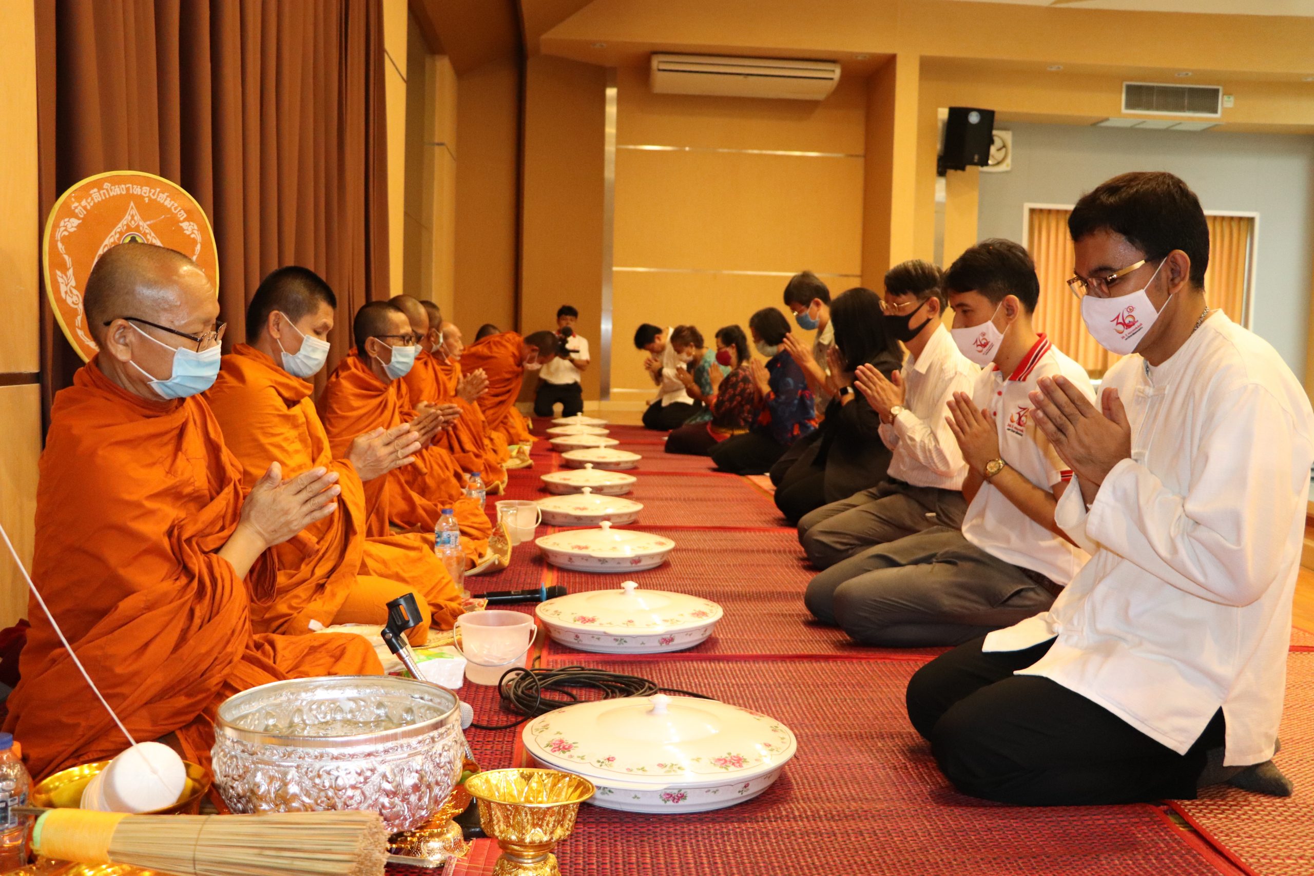 คณะเทคโนโลยี มหาวิทยาลัยขอนแก่น จัดพิธีทำบุญเลี้ยงพระสงฆ์เนื่องในวันคล้ายวันสถาปนาครบรอบ 36 ปี