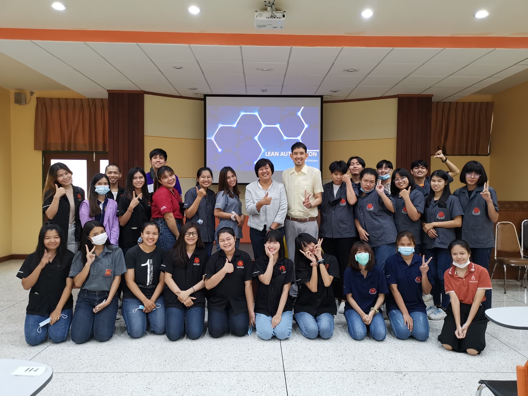 อบรม Lean Automation for Industry 4.0 จัดโดยหลักสูตรสาขาวิชาเทคโนโลยีการผลิต