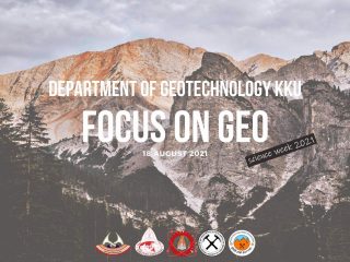 Focus on geo กิจกรรมสัปดาห์วันวิทยาศาสตร์ ในรูปแบบออนไลน์