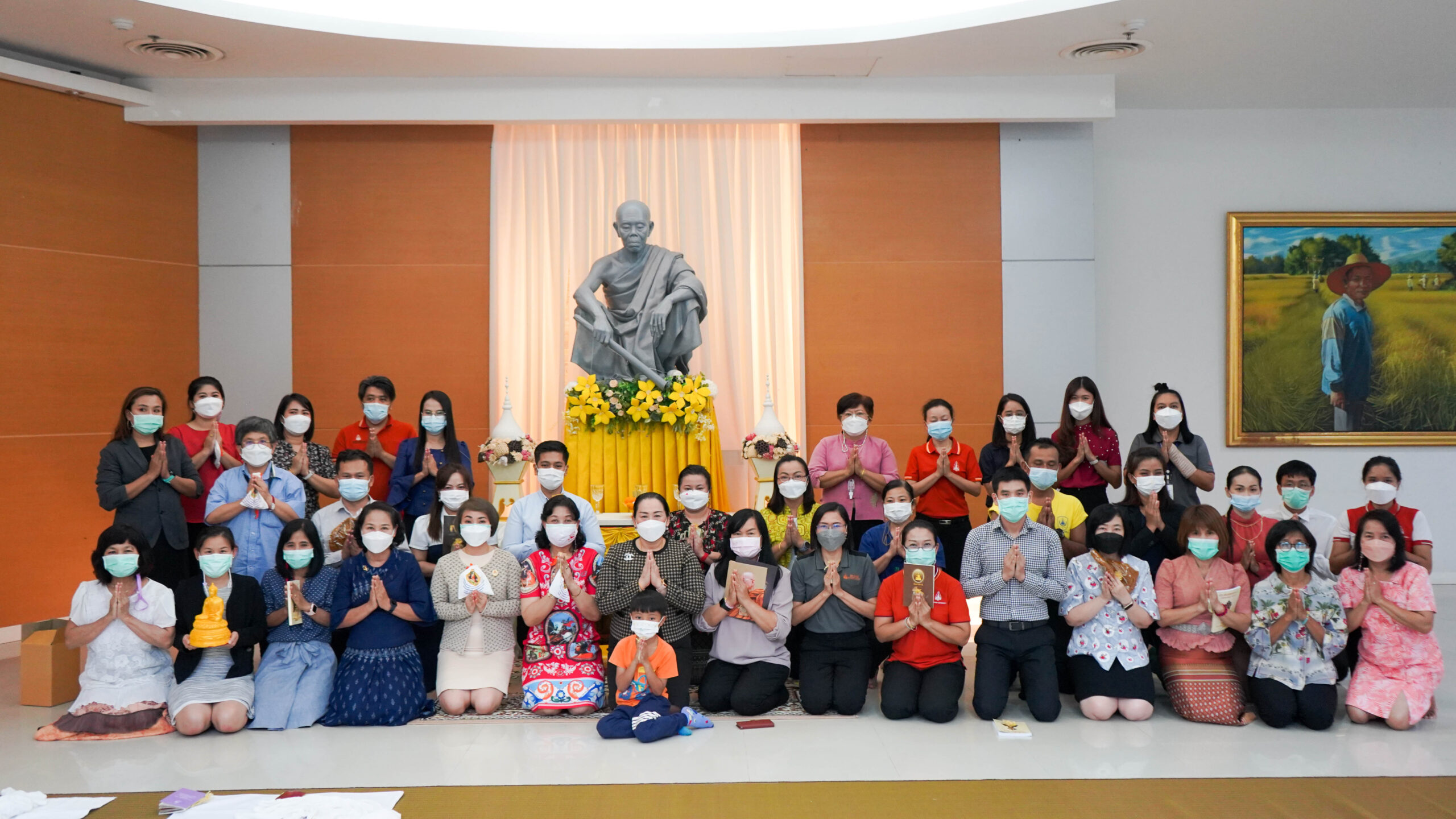 คณบดี เข้าร่วมกิจกรรมโครงการส่งเสริมคุณธรรม จริยธรรม สำนักงานอธิการบดี มข.” ต้อนรับเดือนพฤศจิกายน 64″