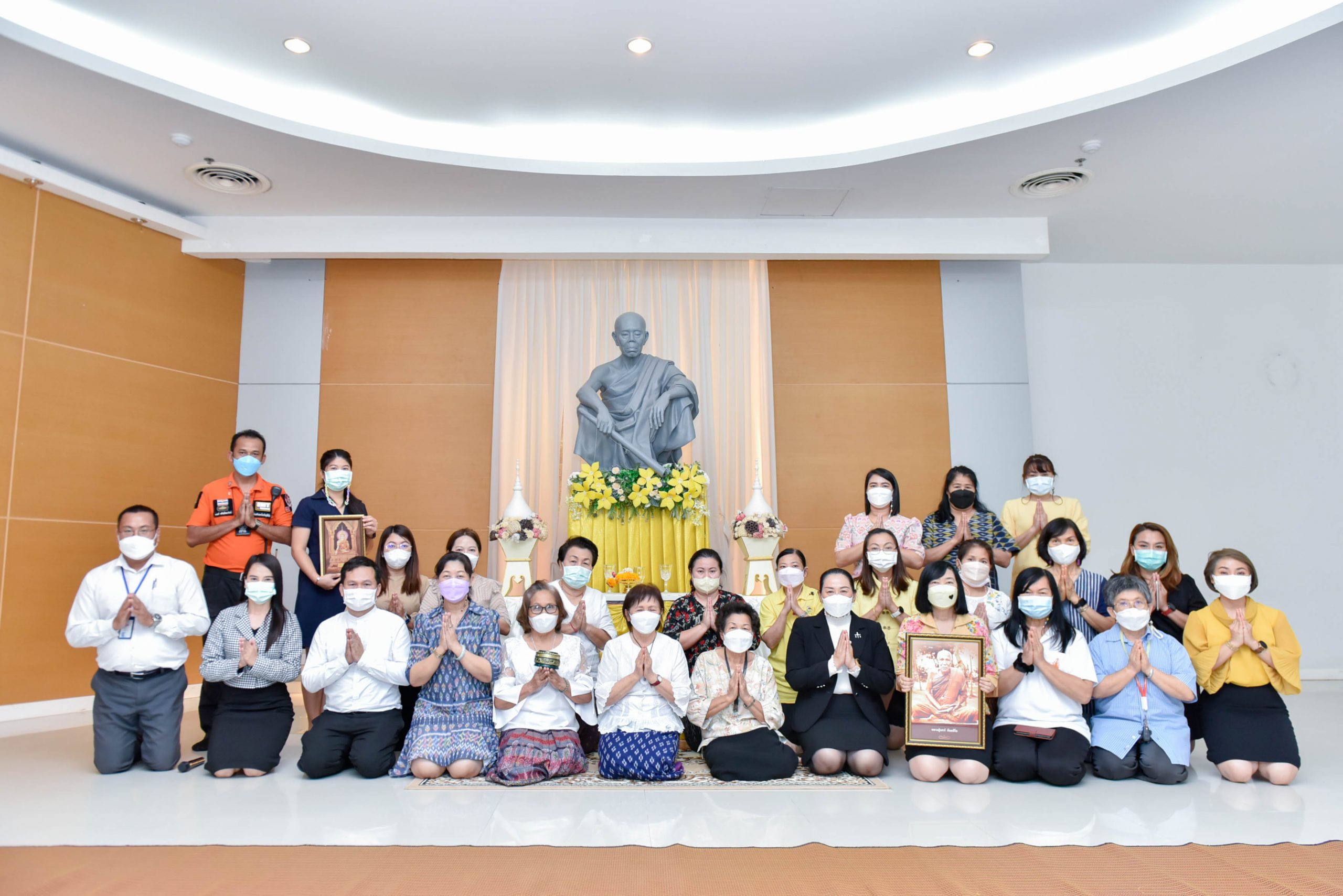 คณบดีคณะเทคโนโลยี เข้าร่วมกิจกรรมโครงการส่งเสริมคุณธรรม จริยธรรม สำนักงานอธิการบดี ประจำวันที่ 30 พ.ค. 65