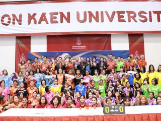 คณะเทคโนโลยี มข. เข้าร่วมงานพิธีเปิดและการแข่งขัน “KKU Women’s Volleyball Challenge 2023”