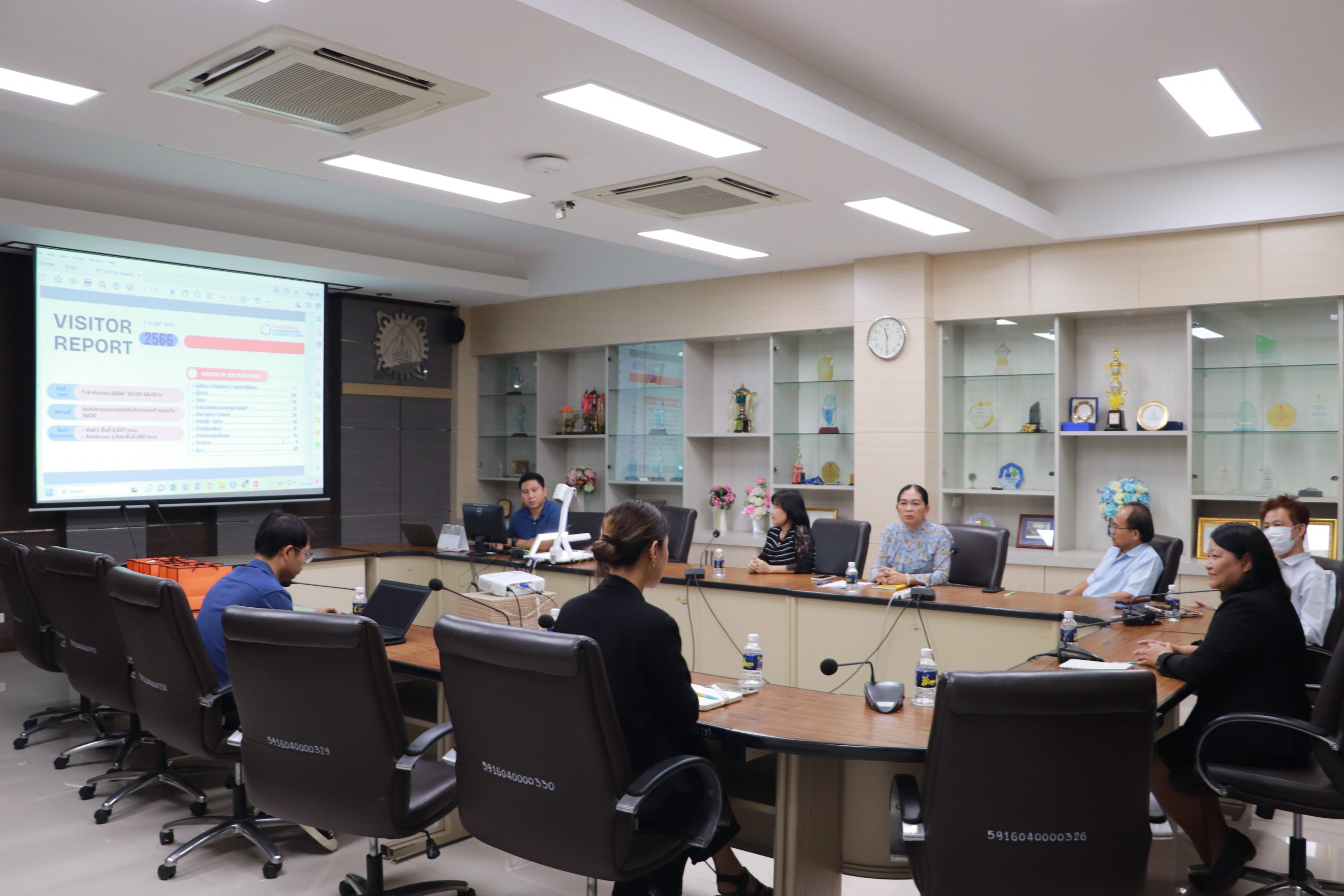 คณะเทคโนโลยีให้การต้องรับ บริษัท ดิจิวิว แอดเวอร์ไทซิ่ง กรุ๊ป จำกัด เข้าหารือ กับคณะเทคโนโลยี มข. เพื่อร่วมประชาสัมพันธ์งาน Food Pack and Warehouse Logistics Expo