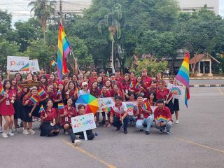 คณะเทคโนโลยี มข. เข้าร่วมกิจกรรมเดินขบวน Isaan pride 2024 ภายใต้ธีม “Proud  to be Pride” การสร้างการตระหนักรู้เรื่องสิทธิความหลากหลายทางเพศ และความเท่าเทียมทางเพศ