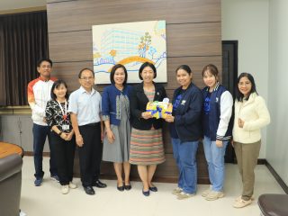 บริษัทโอสถสภา จำกัด (มหาชน) เข้าพบคณะผู้บริหารคณะเทคโนโลยี มข. เนื่องในโอกาสวัสดีปีใหม่ 2568 (Osotspa Public Company Limited paid a New Year’s visit for 2025 to the executive team of the Faculty of Technology, Khon Kaen University)