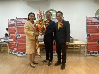 คณะเทคโนโลยี มข. เข้างาน Open House และพิธีเปิดอาคารเรียนระดับอนุบาลศึกษา โรงเรียนสาธิตมหาวิทยาลัยขอนแก่น ฝ่ายนานาชาติ (The Faculty of Technology, Khon Kaen University, attended the Open House event and the inauguration ceremony of the kindergarten-level academic building at the International Division of the Khon Kaen University Demonstration School)