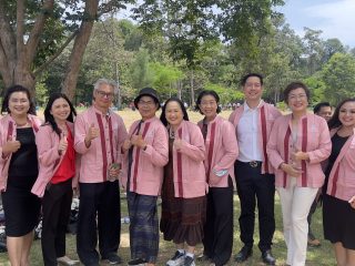 คณบดีคณะเทคโนโลยี มข. ร่วมกิจกรรมปลูกป่า”พิธีไหว้ครู มข.” ประจำปี 2568 ภายใต้แนวคิด “ไหว้ครูร่วมใจ ปลูกต้นไม้รักษ์โลก (Grow Green, Grow Together) ความกตัญญู สู่ความยั่งยืน”