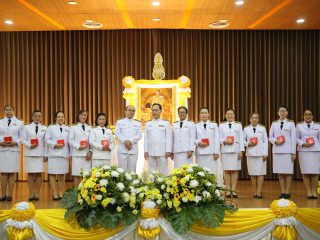คณะเทคโนโลยี มหาวิทยาลัยขอนแก่น เข้าร่วมพิธีรับพระราชทานเครื่องราชอิสริยาภรณ์หน้าพระบรมฉายาลักษณ์ ประจําปี 2568