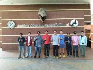 สาขาวิชาเทคโนโลยีธรณี คณะเทคโนโลยี มหาวิทยาลัยขอนแก่น ร่วมมือมหาวิทยาลัยยูนนาน–ฮ่องกง ลงพื้นที่ศึกษาศักยภาพวิชาการ ด้านธรณี–บรรพชีวิน–SDGs ในภาคอีสานตอนบน