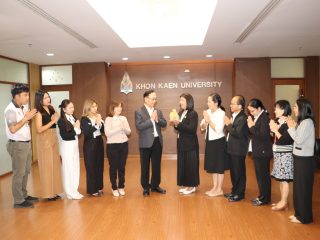 คณะเทคโนโลยี มข. ได้เข้าเยี่ยมคารวะและอวยพรปีใหม่ อธิการบดี มข. และคณะผู้บริหาร มข. เนื่องในโอกาสเทศกาลปีใหม่ 2569