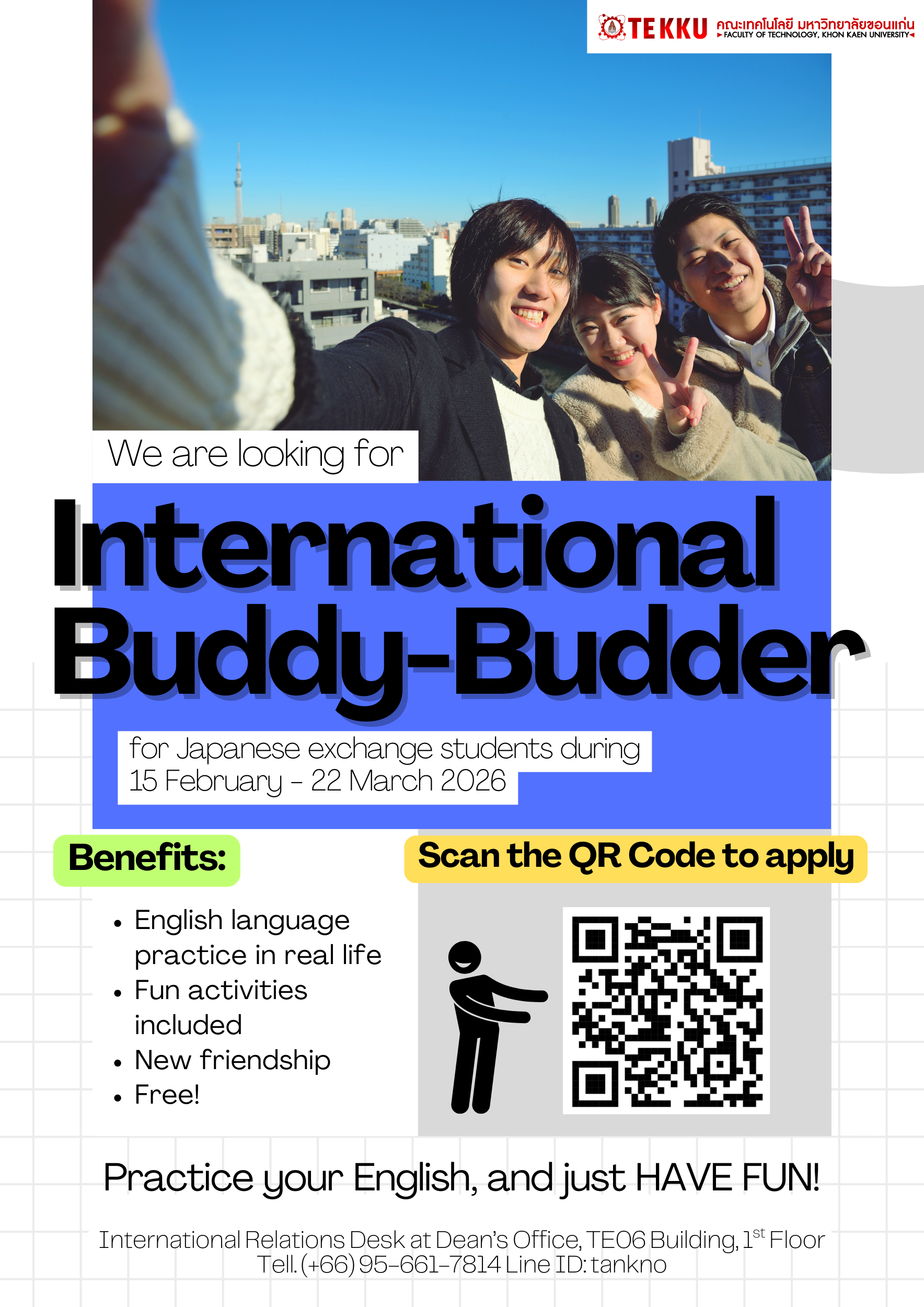 International Buddy-Budder Program: Applications Now Open