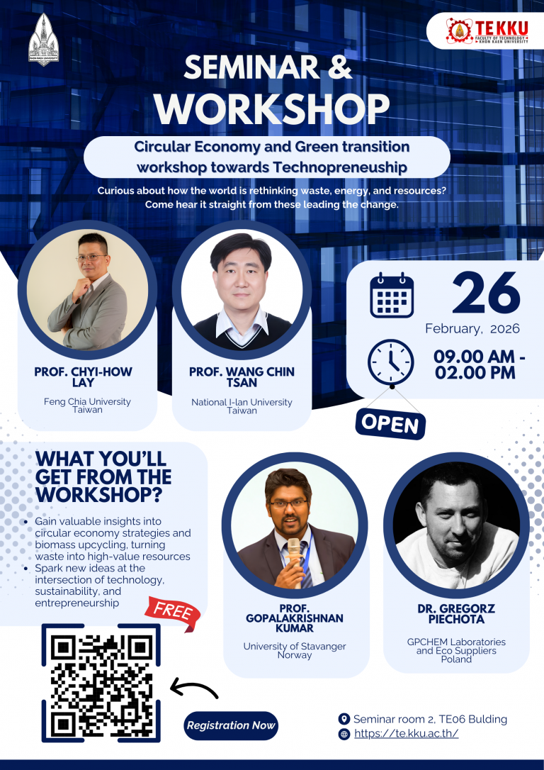 Circular Economy and Green Transition Workshop towards Technopreneurship